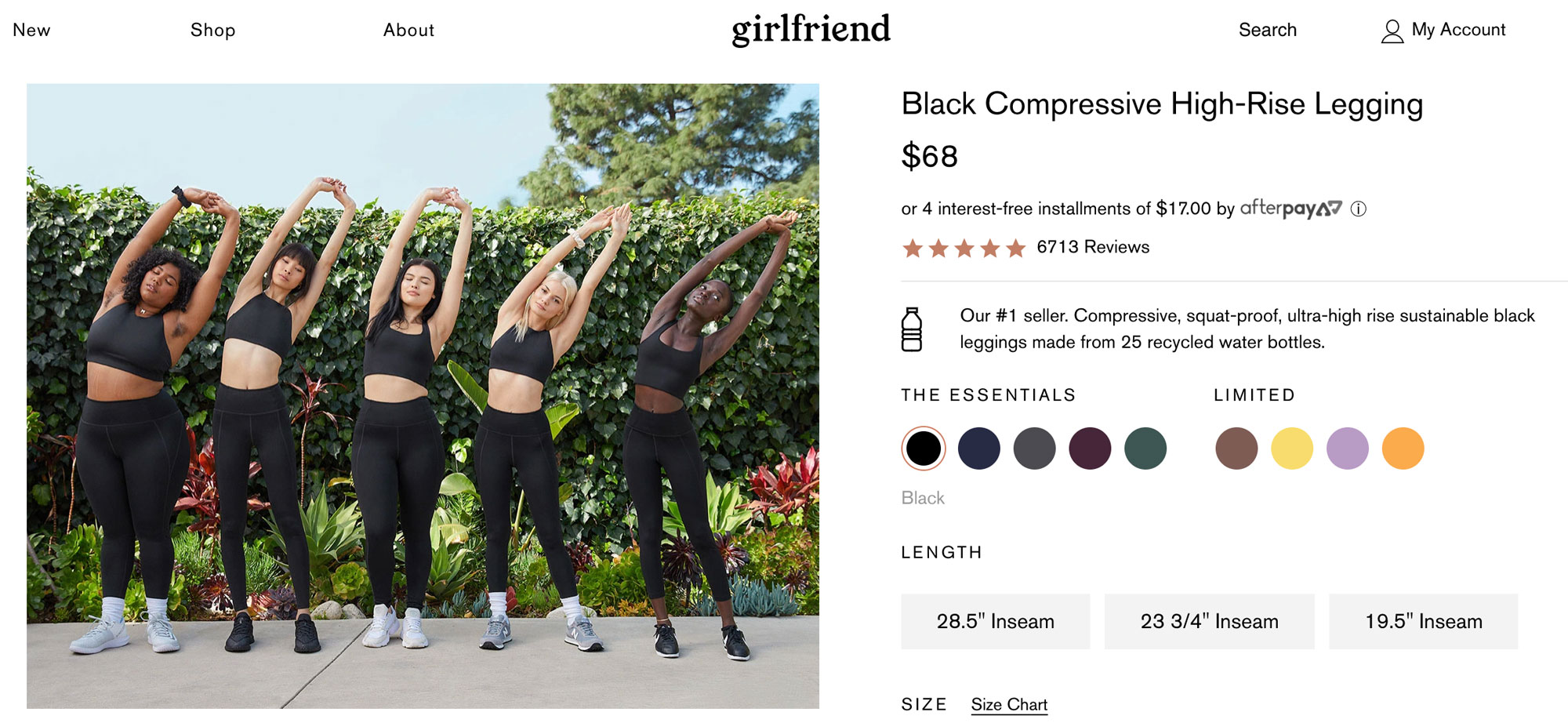 Girlfriend Collective Sustainable Leggings Review 2023